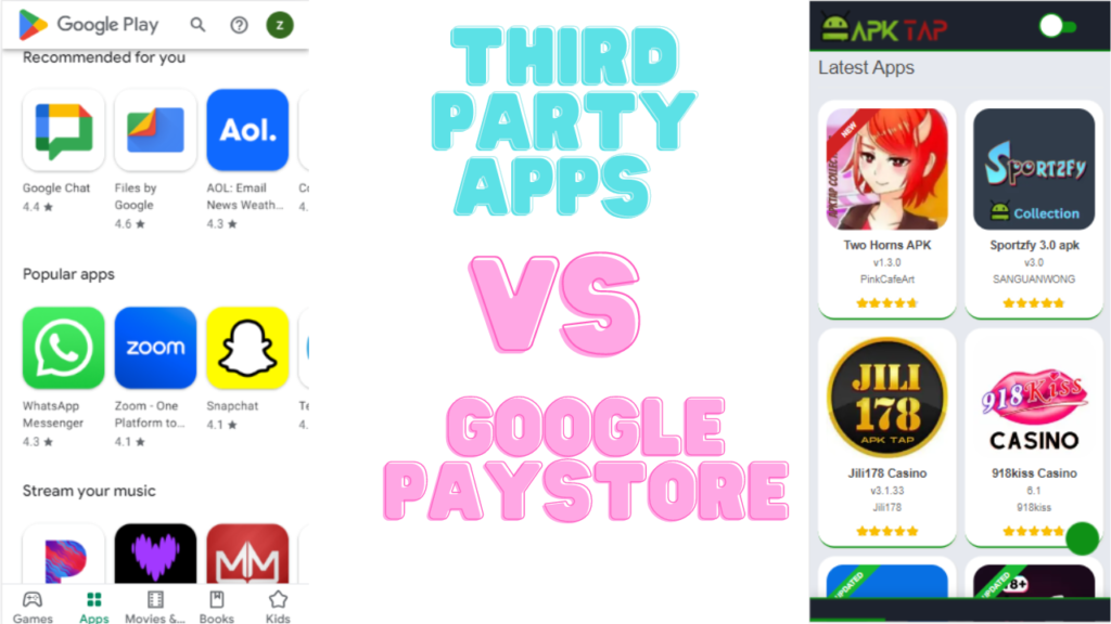 Native third party app download for android and iphone